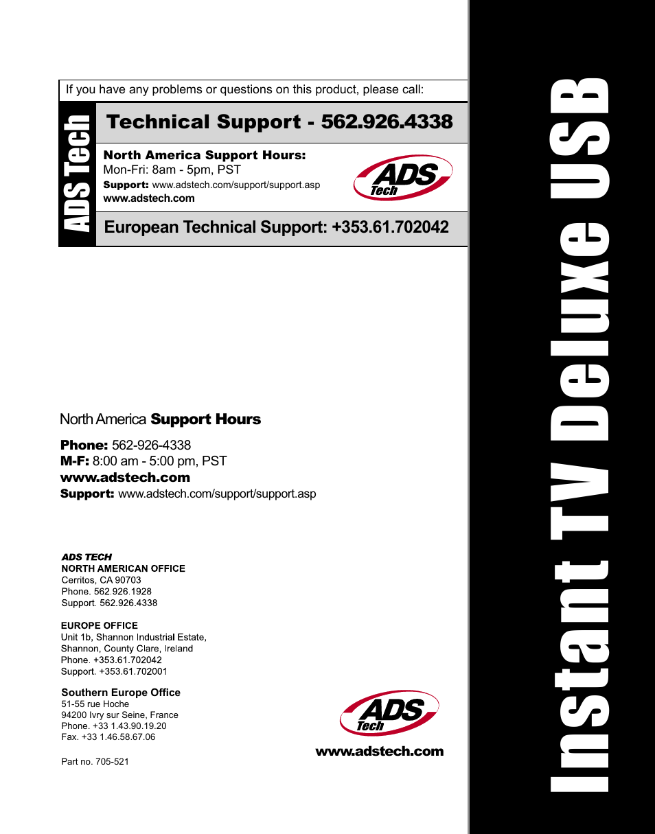 ADS Technologies CD or DVD Hardware User Manual | Page 29 / 29