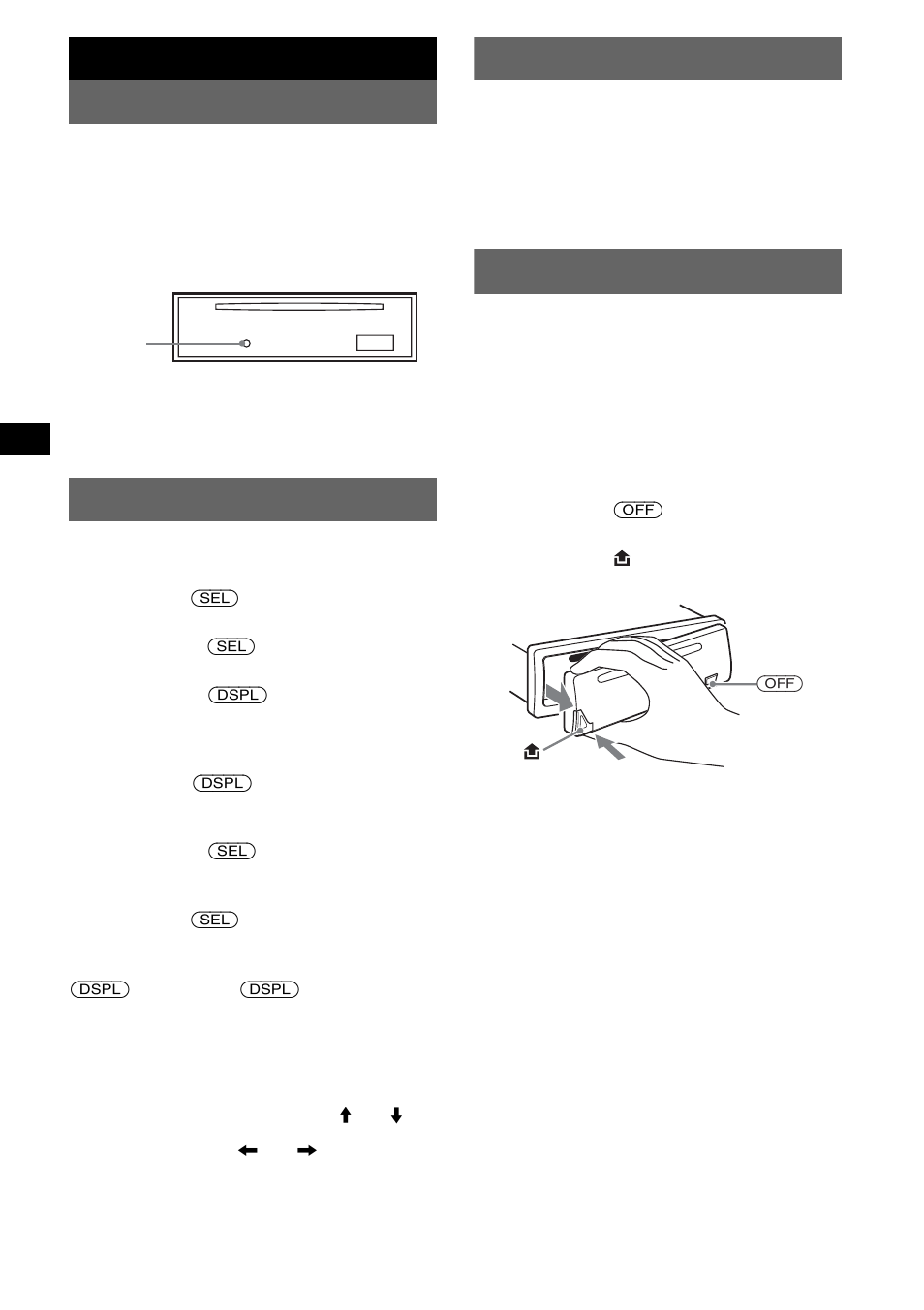Vorbereitungen, Zurücksetzen des geräts, Einstellen der uhr | Demo-modus, Abnehmen der frontplatte | Sony CDX-S2250S User Manual | Page 20 / 92