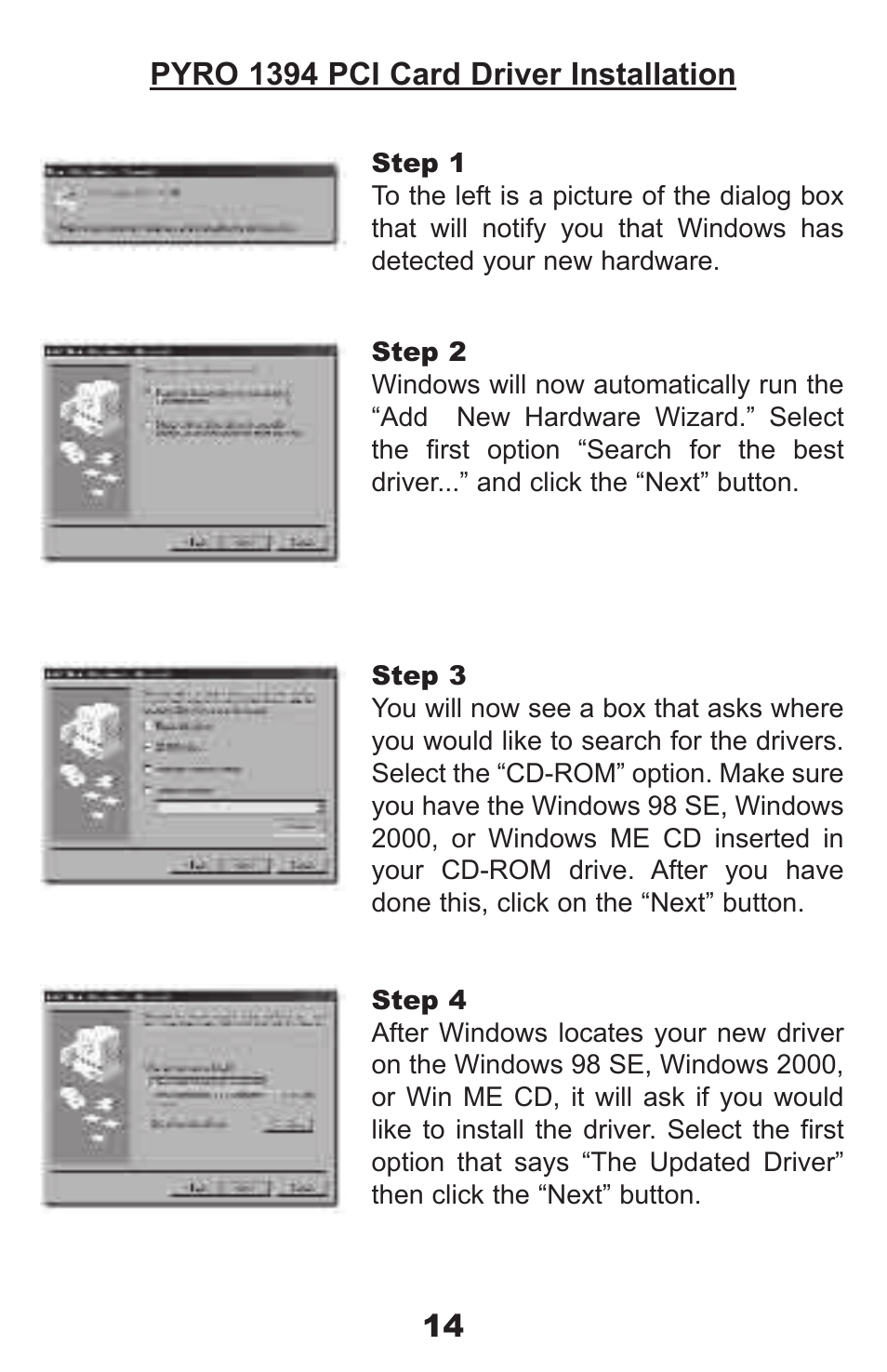 ADS Technologies PYRO Digital Video None User Manual | Page 14 / 33