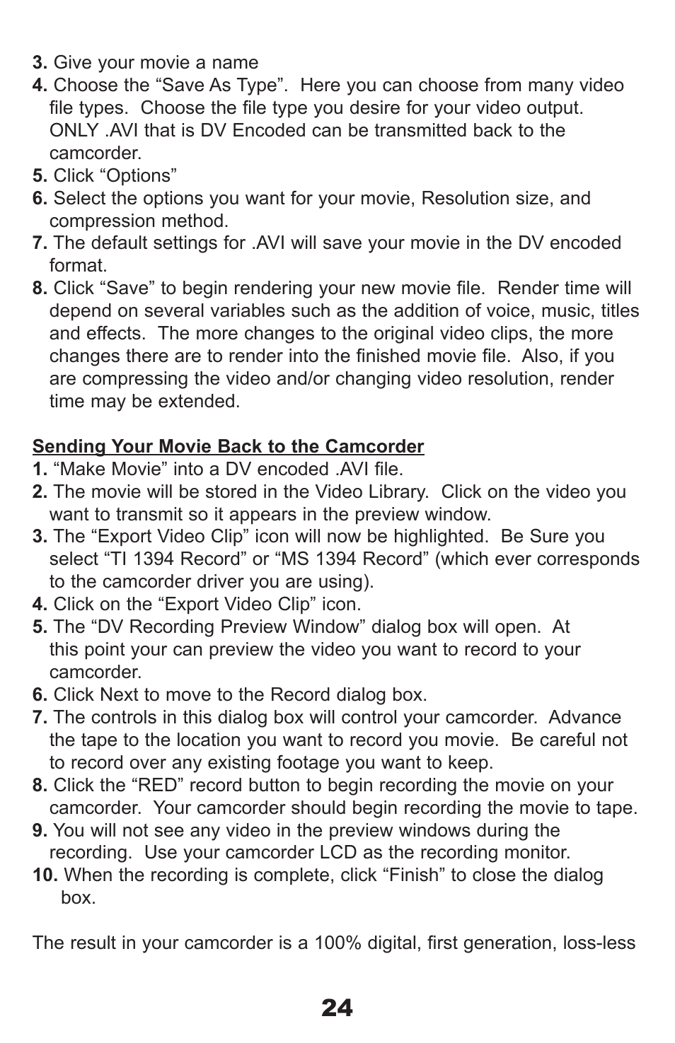 ADS Technologies PYRO Digital Video None User Manual | Page 24 / 33