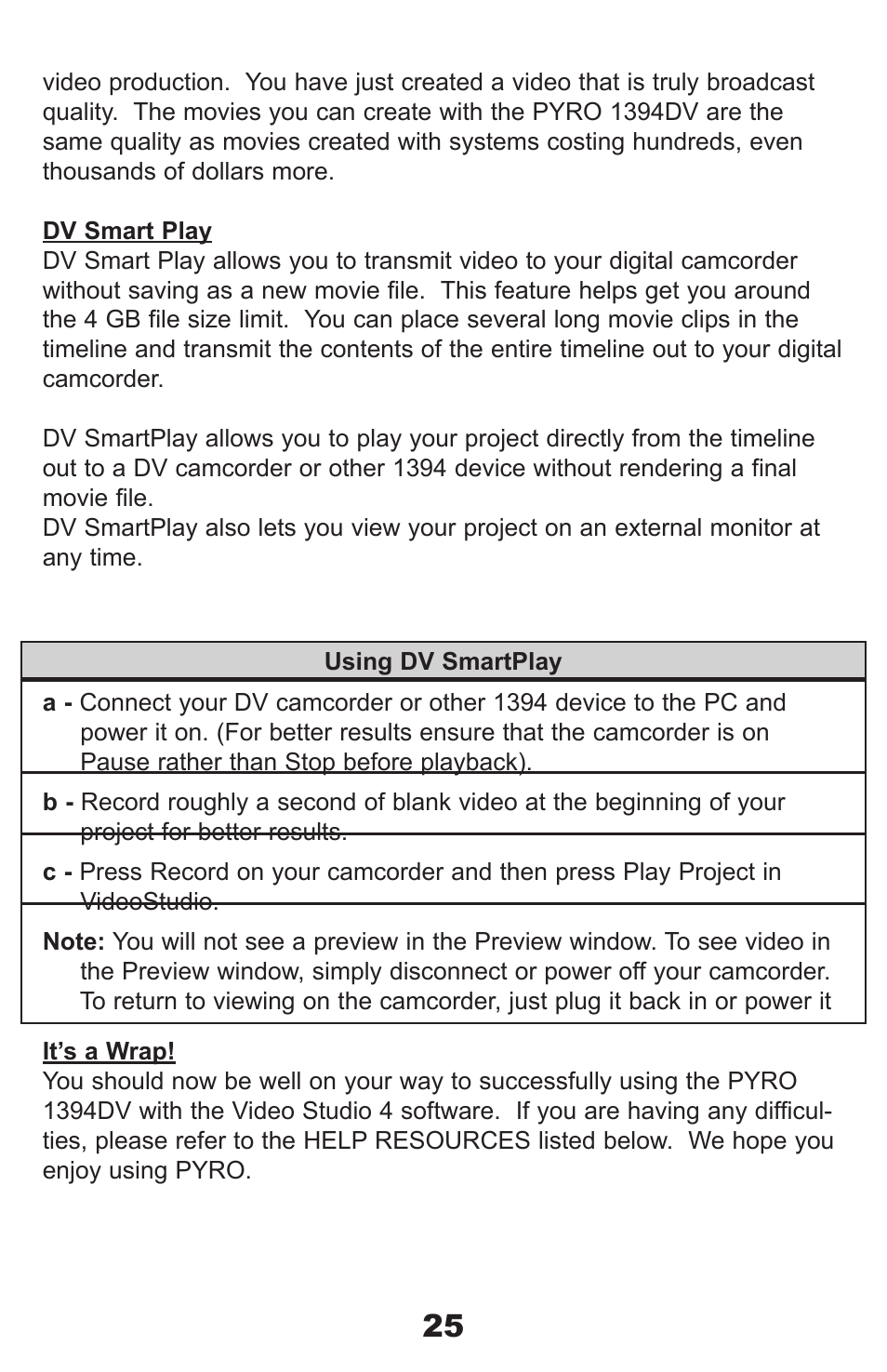 ADS Technologies PYRO Digital Video None User Manual | Page 25 / 33