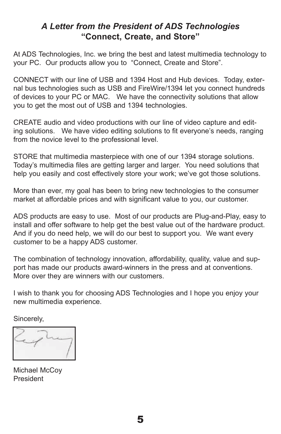 ADS Technologies PYRO Digital Video None User Manual | Page 5 / 33