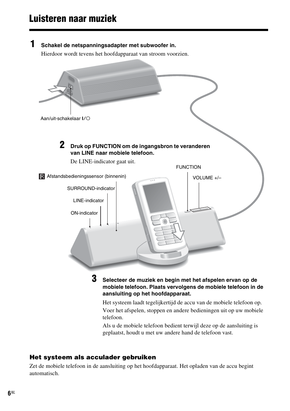 Luisteren naar muziek | Sony CPF-MP001 User Manual | Page 38 / 100