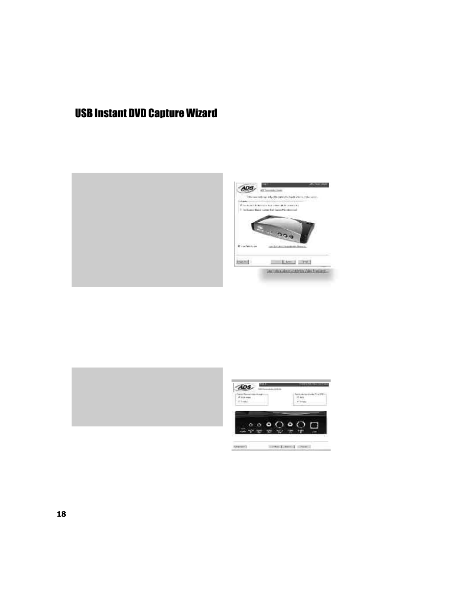 Usb instant dvd capture wizard | ADS Technologies USB Instant DVD User Manual | Page 20 / 94