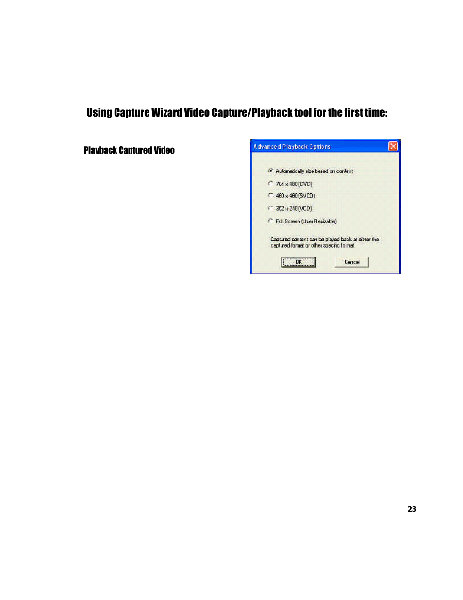 Playback captured video | ADS Technologies USB Instant DVD User Manual | Page 25 / 94