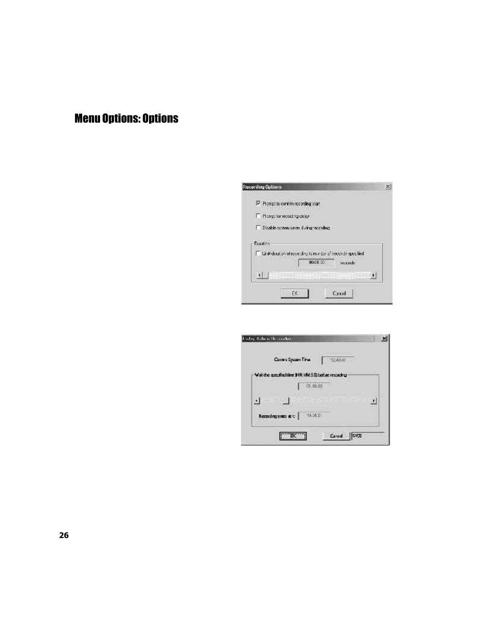 Menu options: options | ADS Technologies USB Instant DVD User Manual | Page 28 / 94
