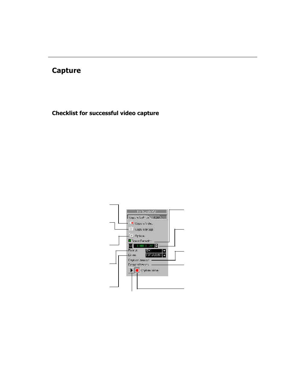 Capture, Checklist for successful video capture | ADS Technologies USB Instant DVD User Manual | Page 55 / 94
