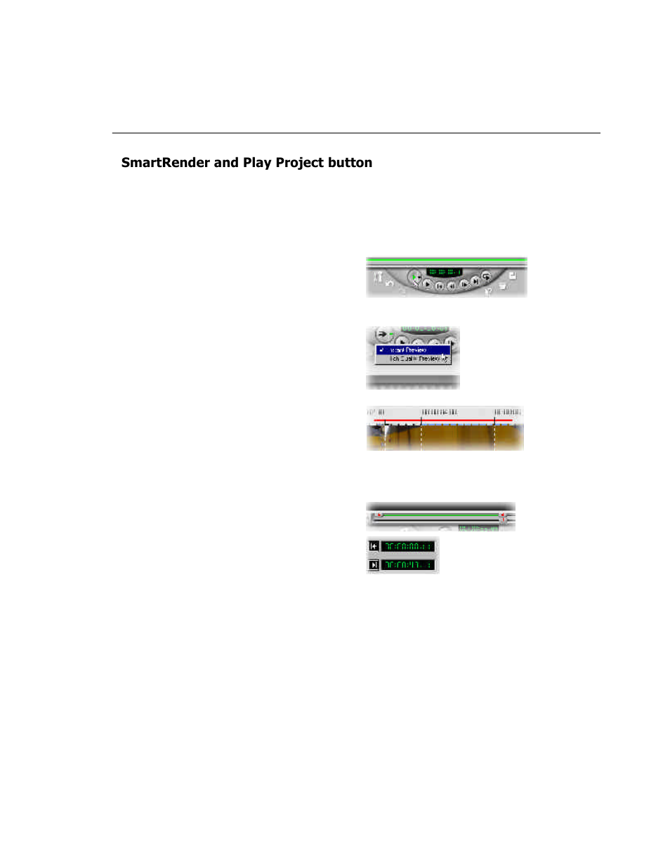 Smartrender and play project button | ADS Technologies USB Instant DVD User Manual | Page 61 / 94