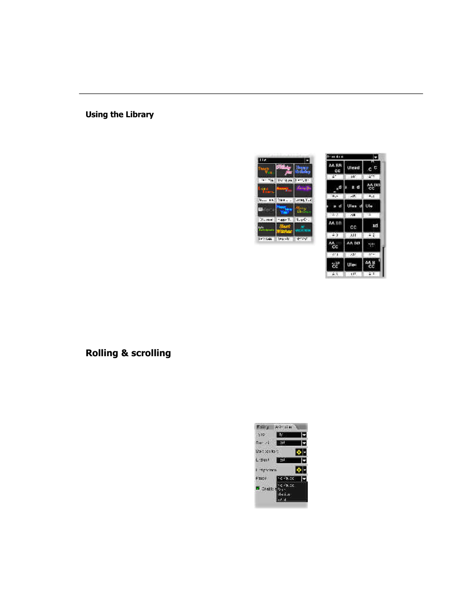 Rolling & scrolling | ADS Technologies USB Instant DVD User Manual | Page 73 / 94