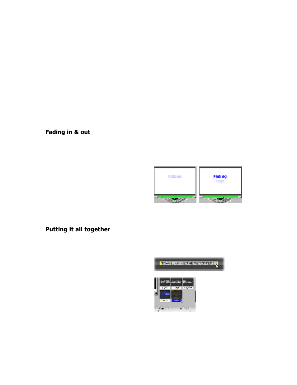 Putting it all together, Fading in & out | ADS Technologies USB Instant DVD User Manual | Page 74 / 94