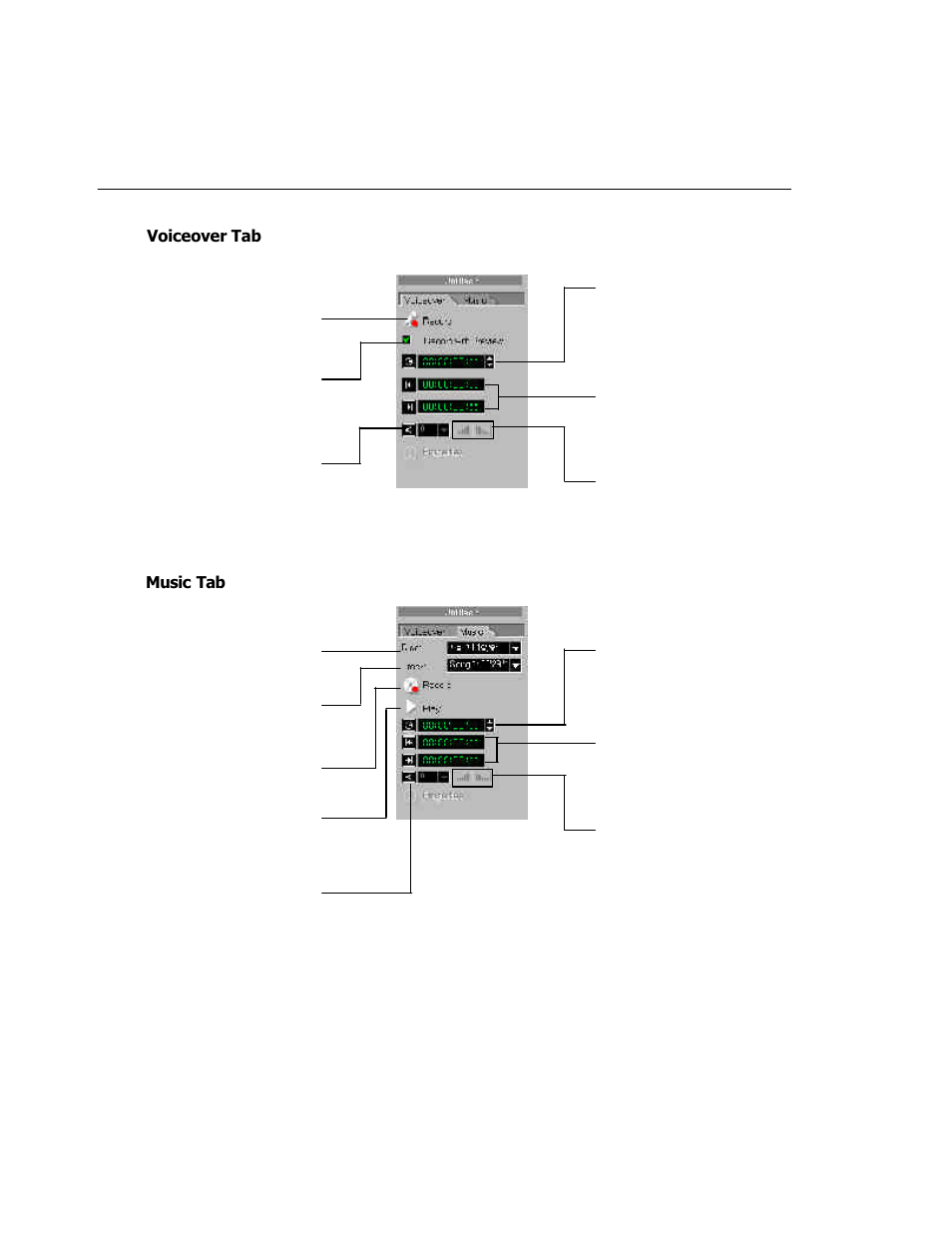 Music tab voiceover tab | ADS Technologies USB Instant DVD User Manual | Page 76 / 94