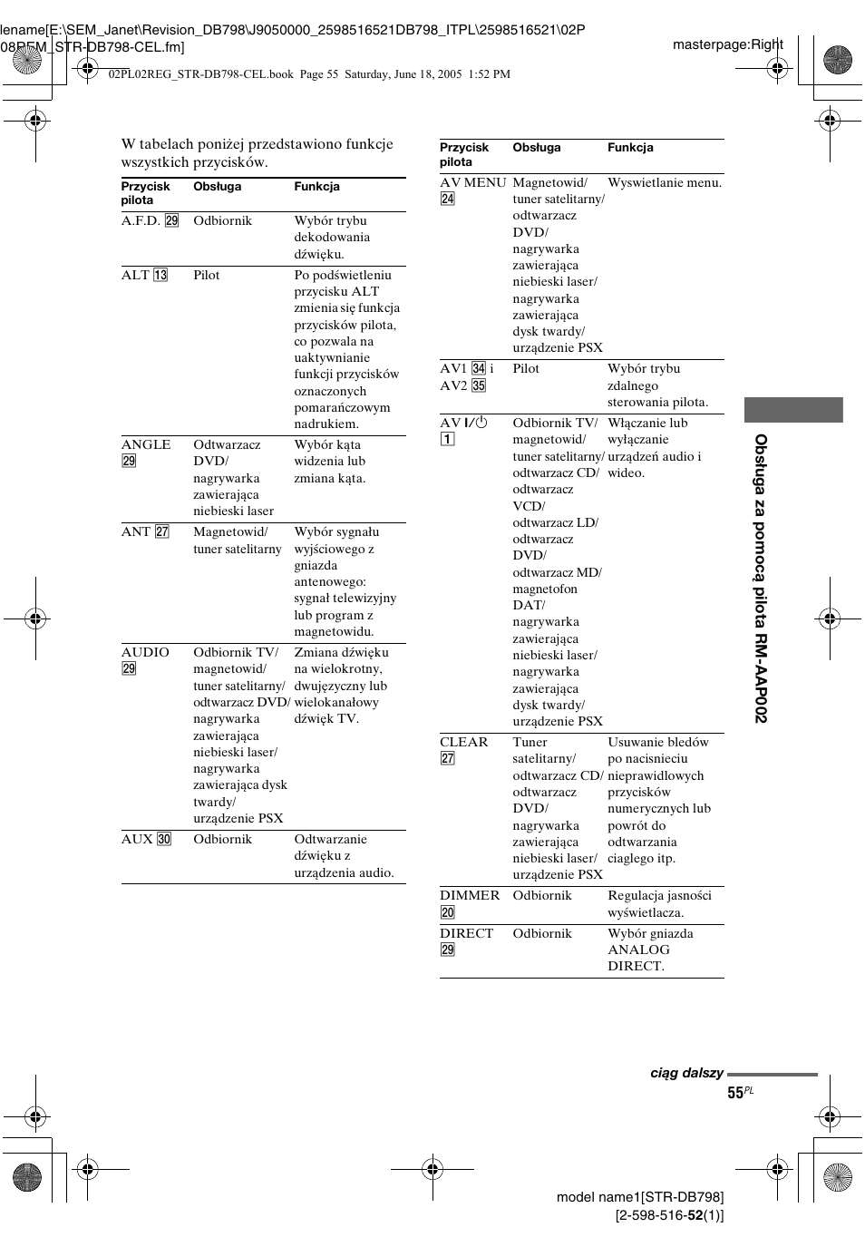 Sony STR-DB798 User Manual | Page 123 / 144