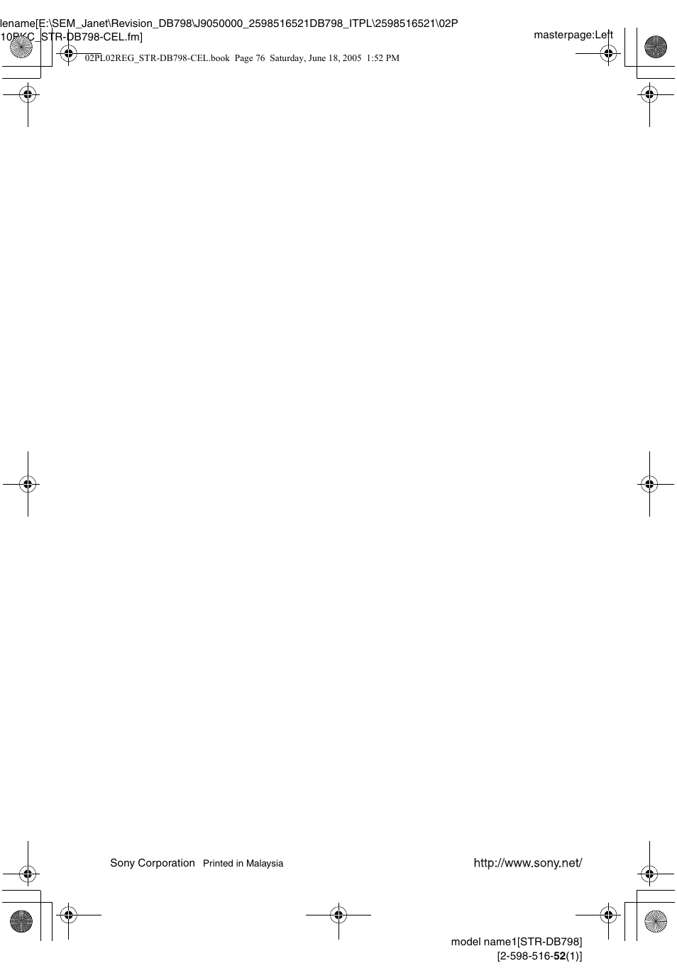Sony STR-DB798 User Manual | Page 144 / 144