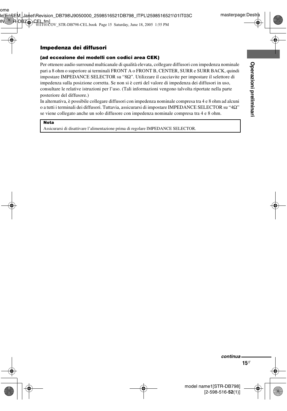 Sony STR-DB798 User Manual | Page 15 / 144