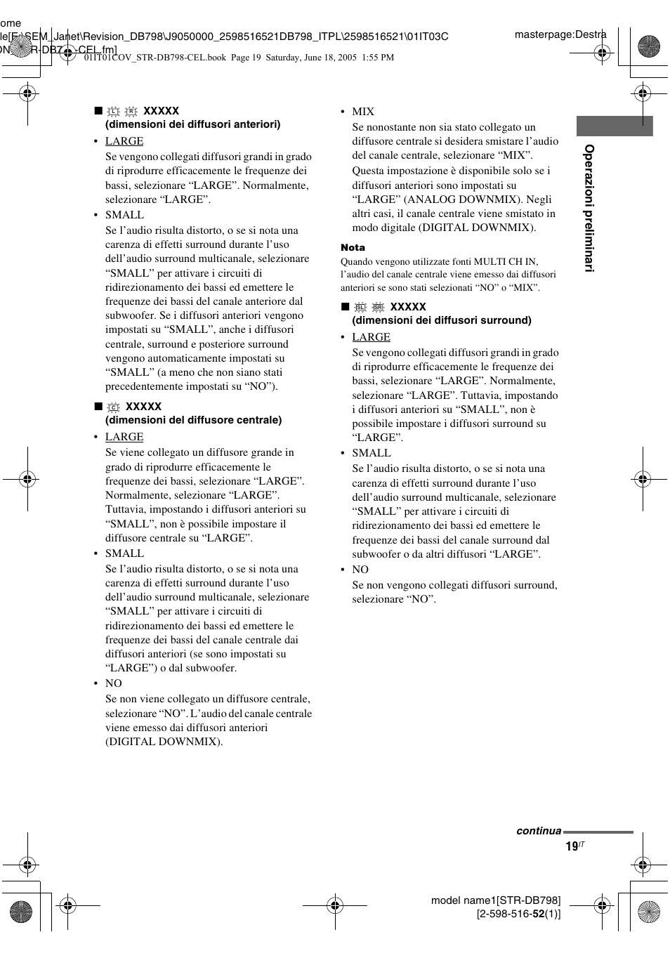 Sony STR-DB798 User Manual | Page 19 / 144