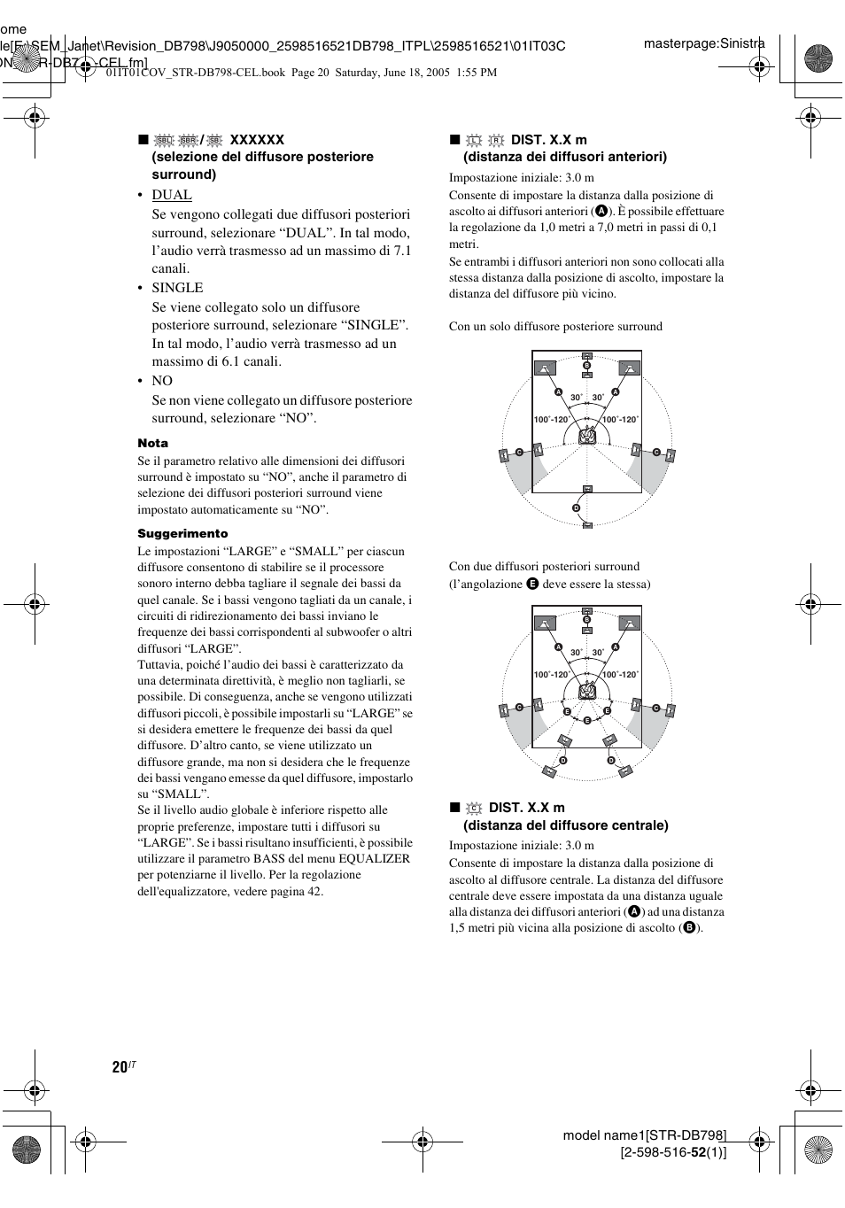 Sony STR-DB798 User Manual | Page 20 / 144