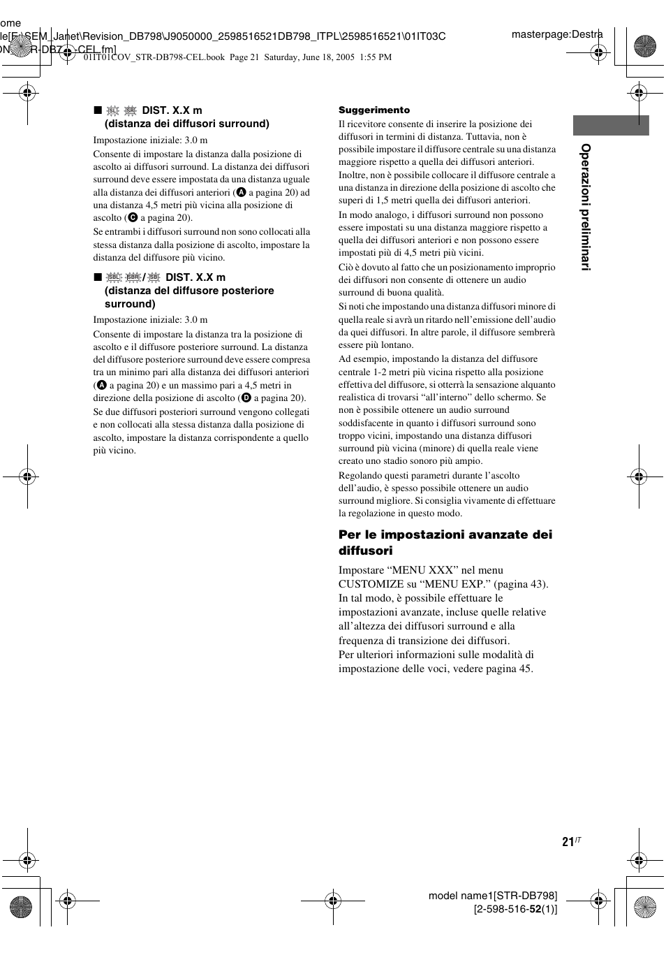 Sony STR-DB798 User Manual | Page 21 / 144