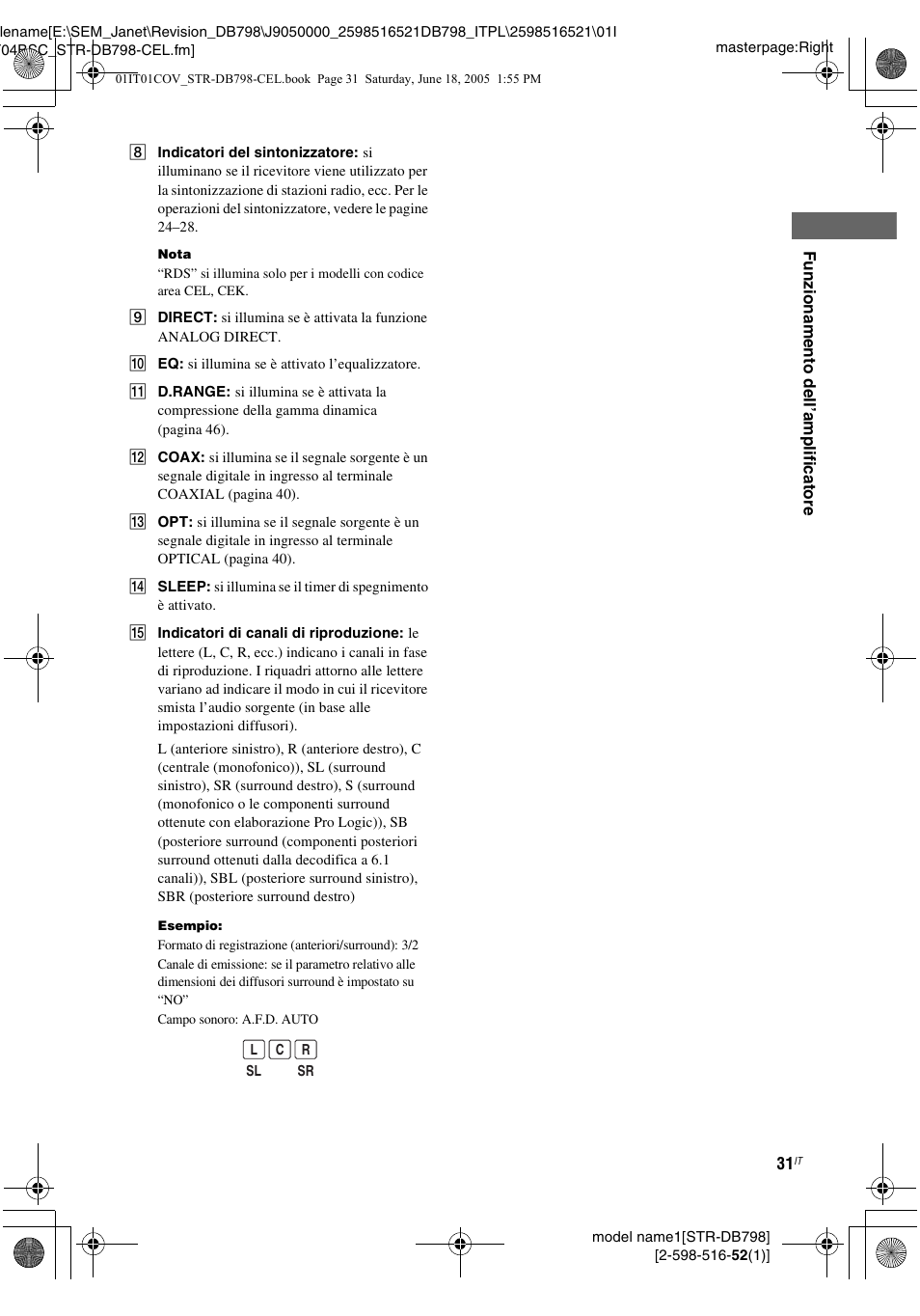 Sony STR-DB798 User Manual | Page 31 / 144