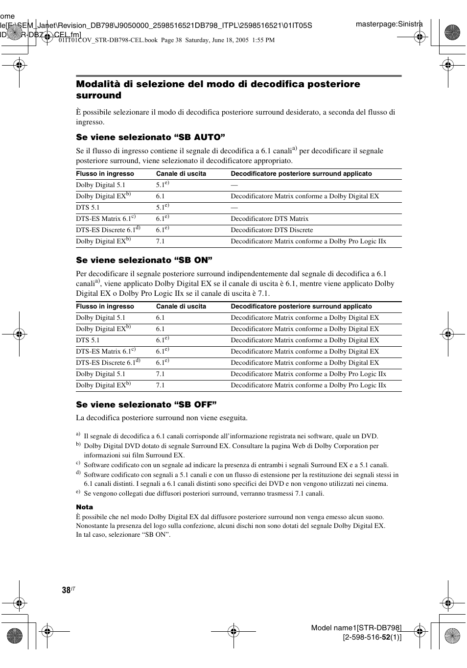 Sony STR-DB798 User Manual | Page 38 / 144