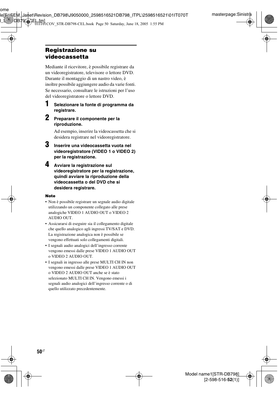 Sony STR-DB798 User Manual | Page 50 / 144