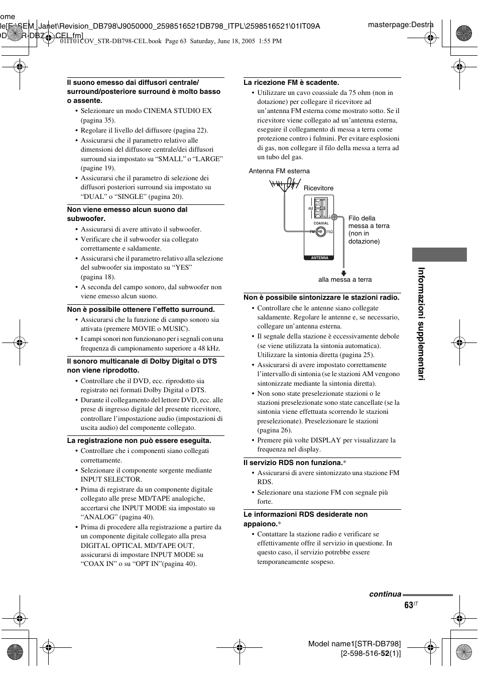 Sony STR-DB798 User Manual | Page 63 / 144