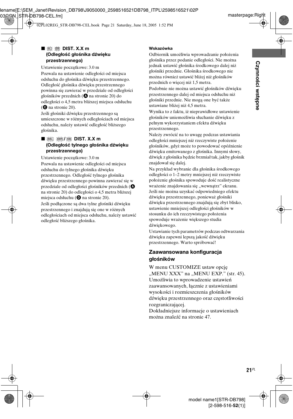 Sony STR-DB798 User Manual | Page 89 / 144