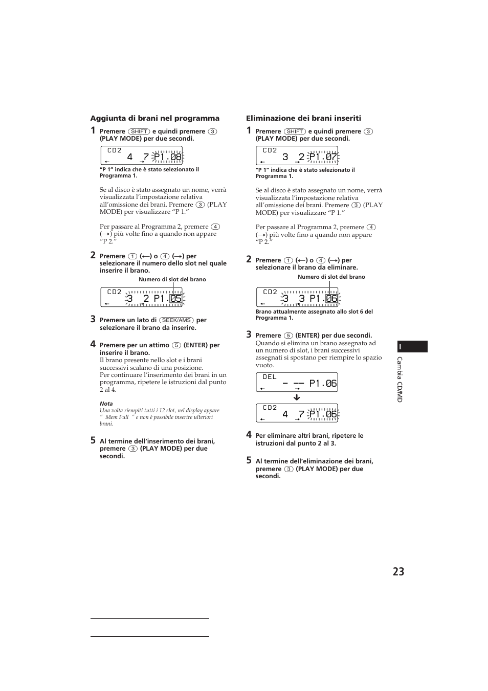 3 2 p1.‚5, 3 2 p1.‚7, P1.‚6 | 3 3 p1.‚6, 4 7 p1.‚8, 4 7 p1.‚6 | Sony CDX-C810DSP User Manual | Page 118 / 129
