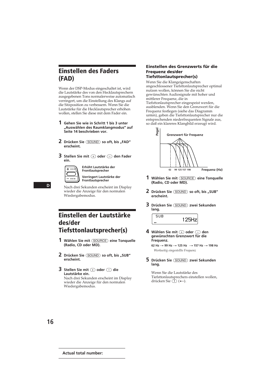 Einstellen des faders (fad) | Sony CDX-C810DSP User Manual | Page 79 / 129