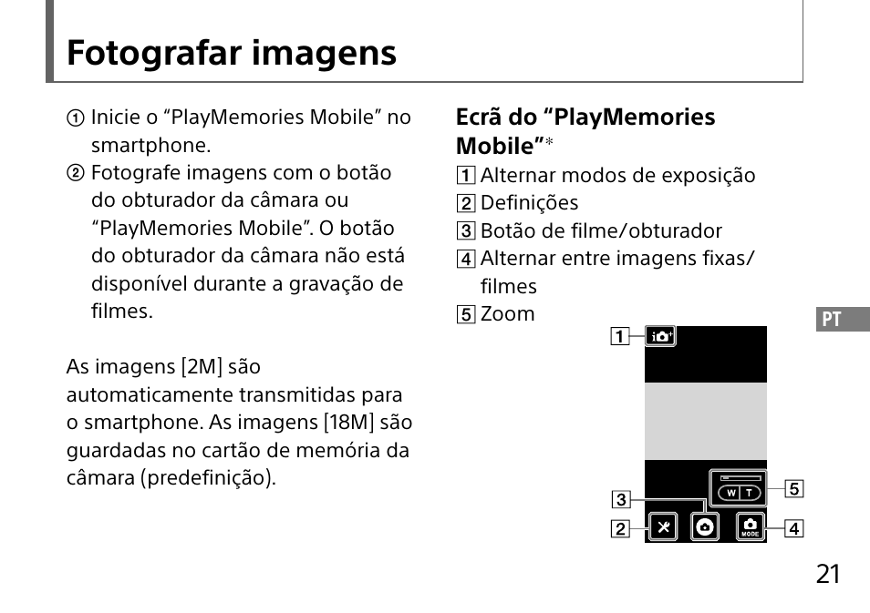 Fotografar imagens | Sony DSC-QX10 User Manual | Page 205 / 363