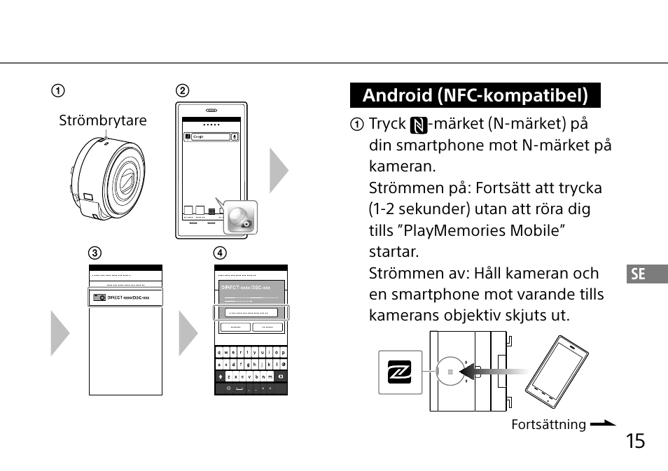 Android (nfc-kompatibel) | Sony DSC-QX10 User Manual | Page 229 / 363