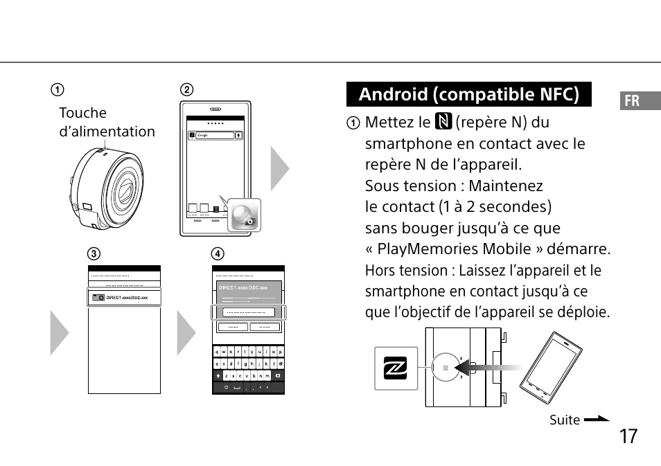 Android (compatible nfc) | Sony DSC-QX10 User Manual | Page 47 / 363