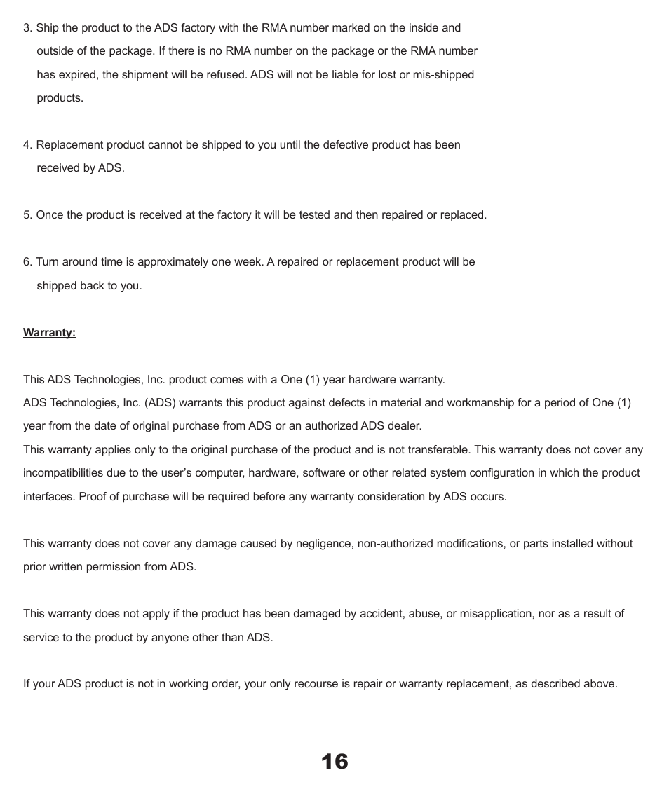 ADS Technologies PYRO 1394 User Manual | Page 16 / 18