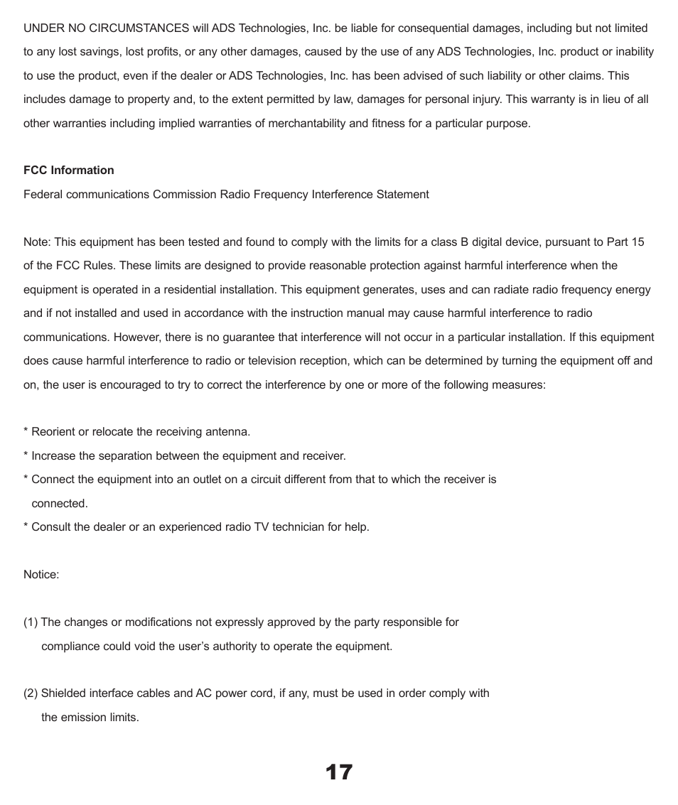 ADS Technologies PYRO 1394 User Manual | Page 17 / 18