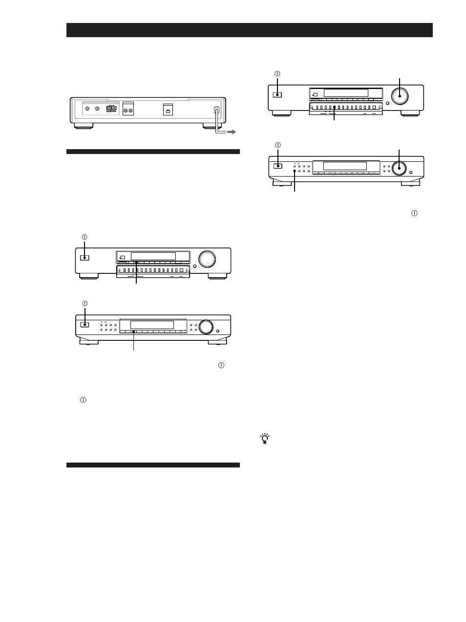 Umschalten auf deutsche anzeigeninformationen, Vor dem betrieb netzanschluß, Zum zurückschalten auf englisch | Sony ST-SB920 User Manual | Page 6 / 72