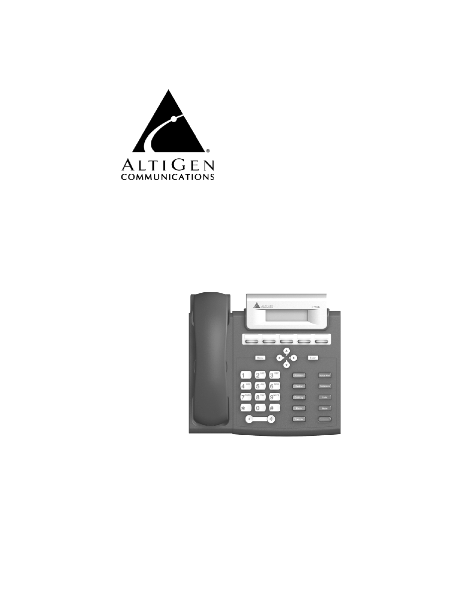 AltiGen comm 705 User Manual | 56 pages