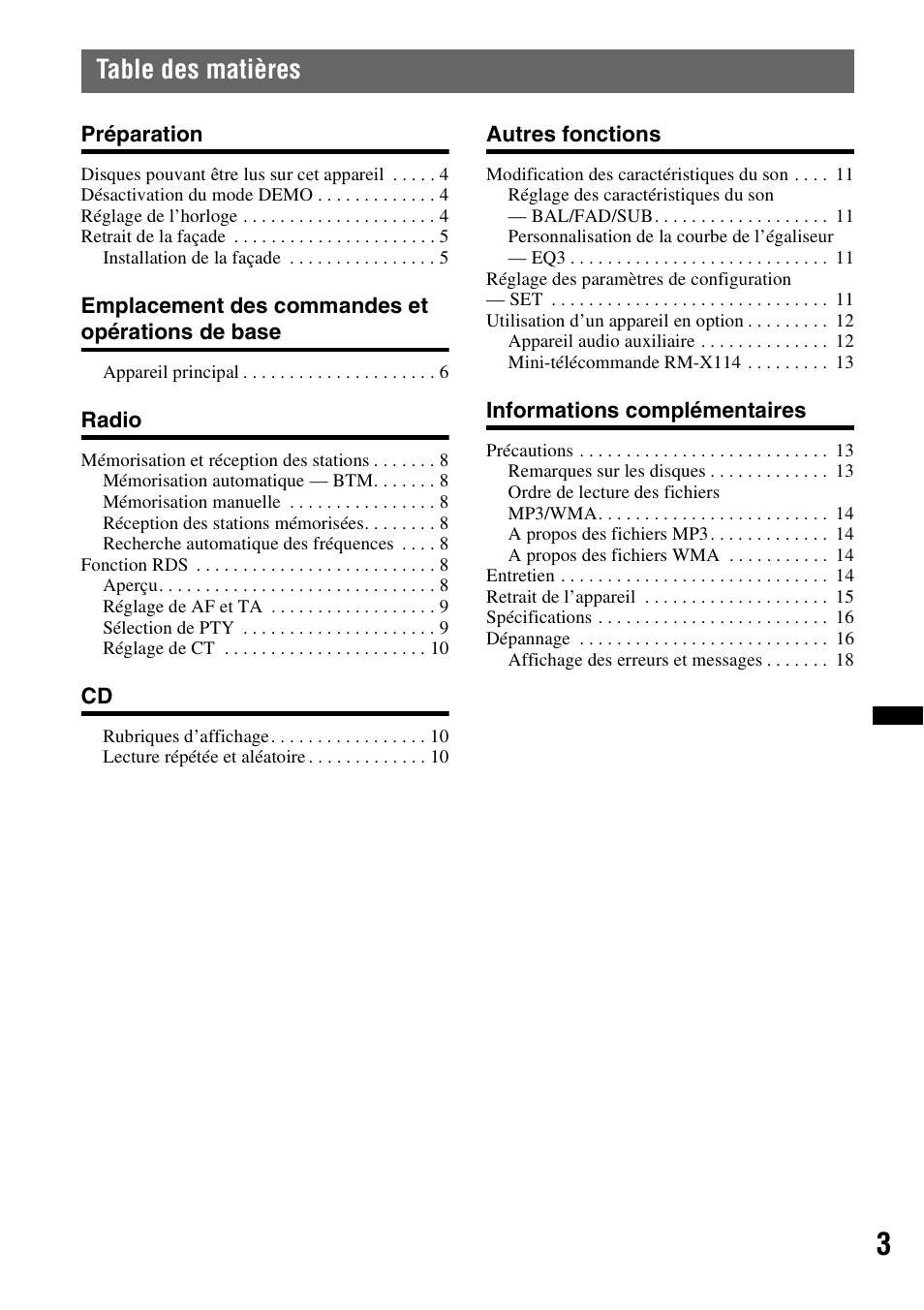 Sony CDX-GT252MP User Manual | Page 37 / 92