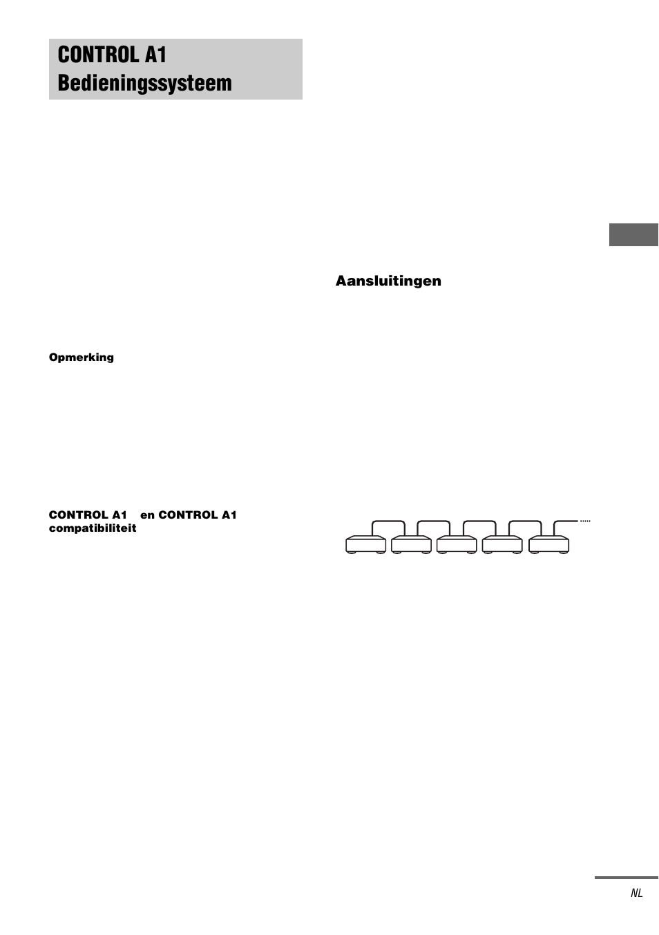 Control a1ii bedieningssysteem, Control a1 | Sony STR-DA3000ES User Manual | Page 125 / 208