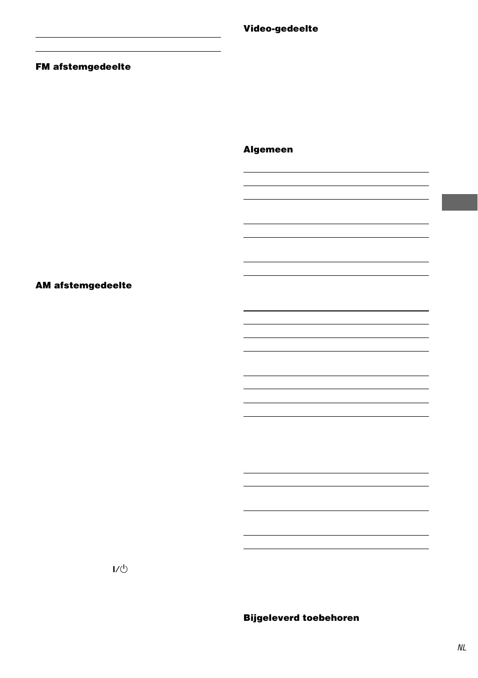 Aa n v ul lend e in fo rm atie | Sony STR-DA3000ES User Manual | Page 133 / 208