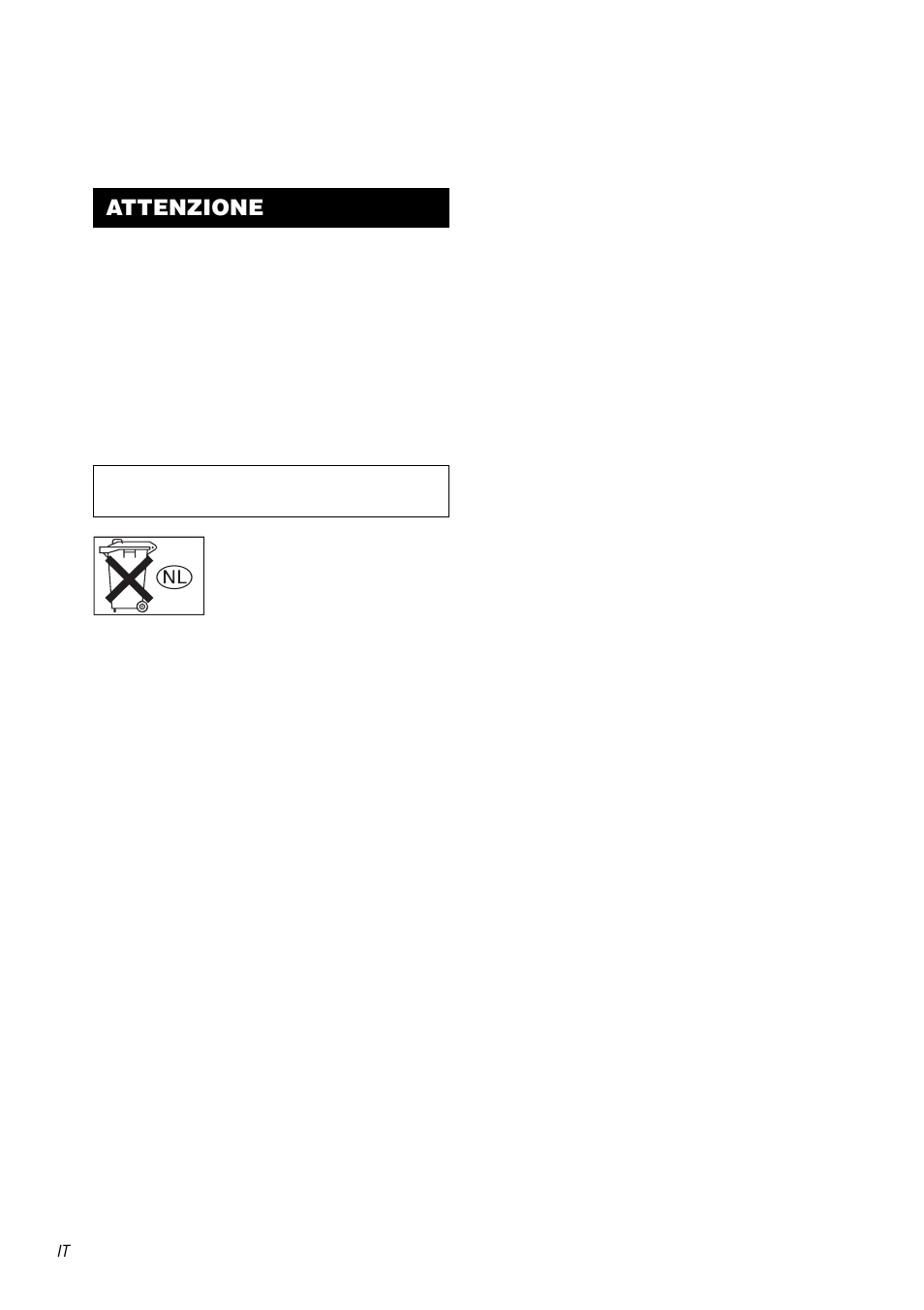 Attenzione | Sony STR-DA3000ES User Manual | Page 140 / 208