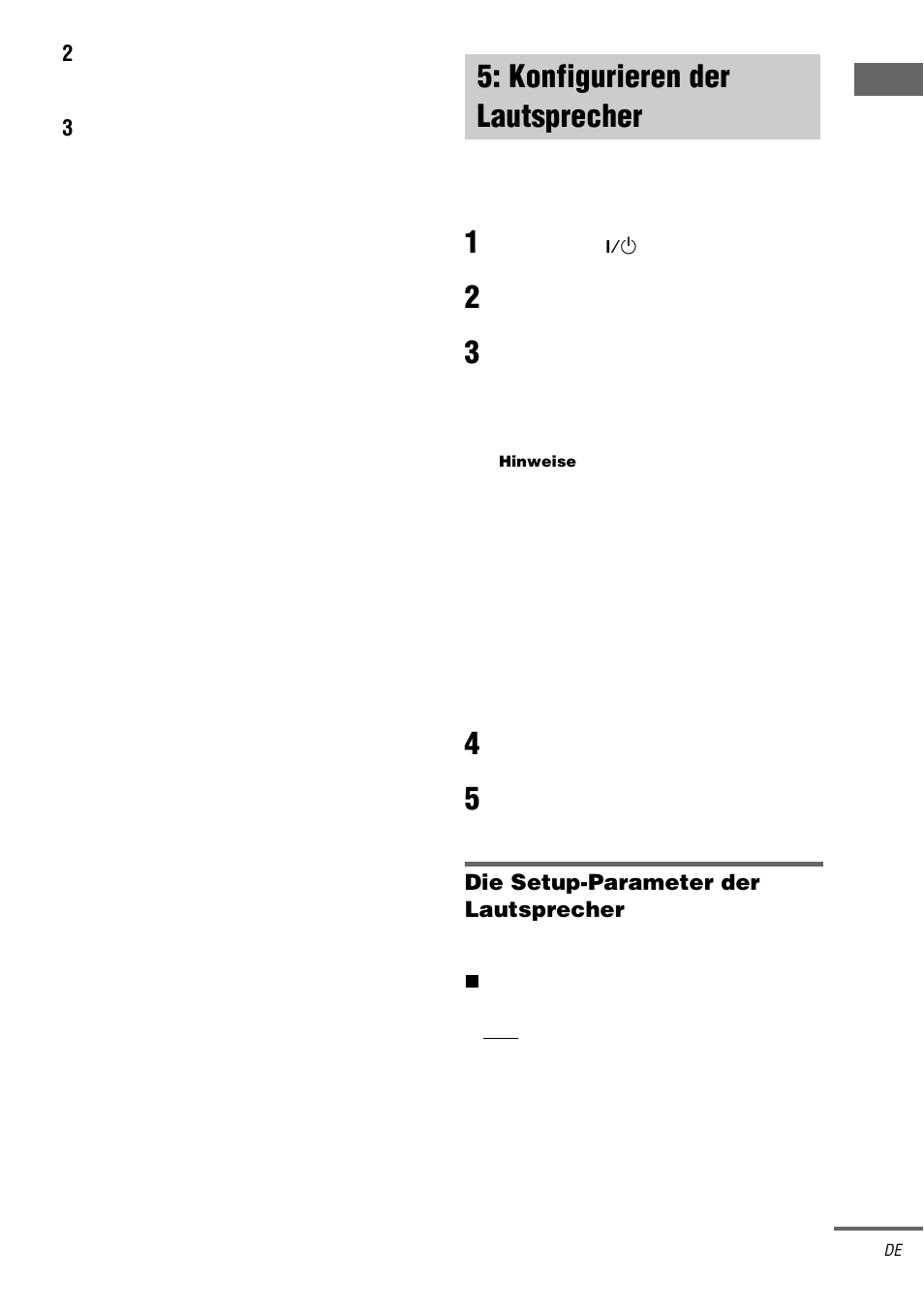 Konfigurieren der lautsprecher | Sony STR-DA3000ES User Manual | Page 19 / 208