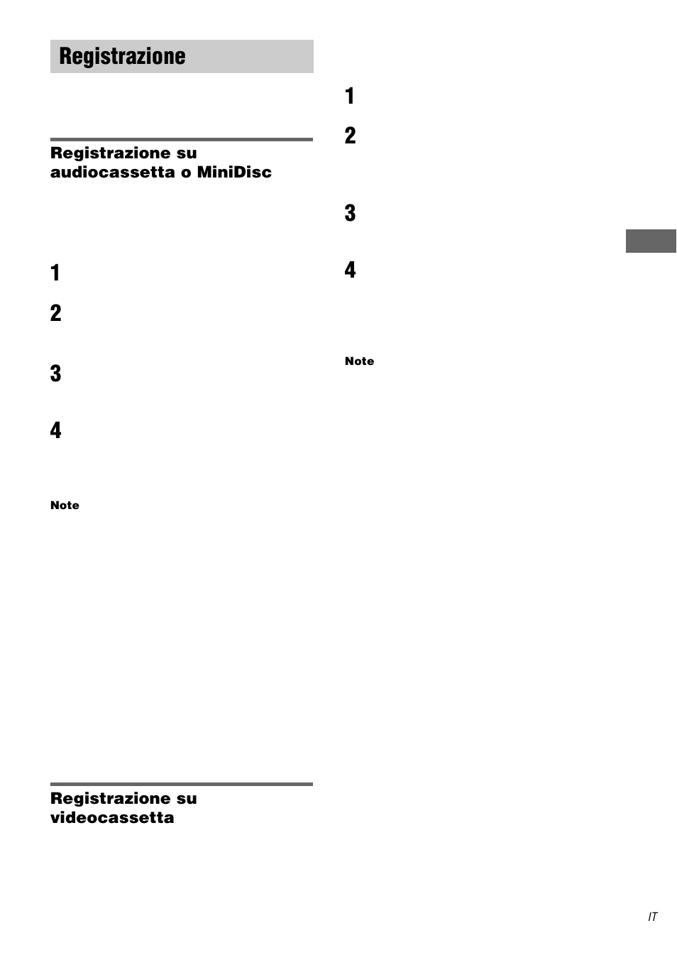 Registrazione | Sony STR-DA3000ES User Manual | Page 191 / 208