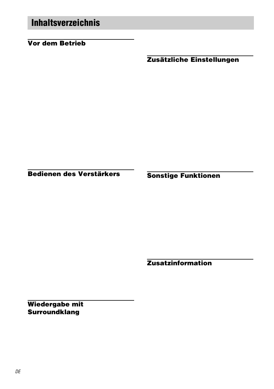 Sony STR-DA3000ES User Manual | Page 4 / 208