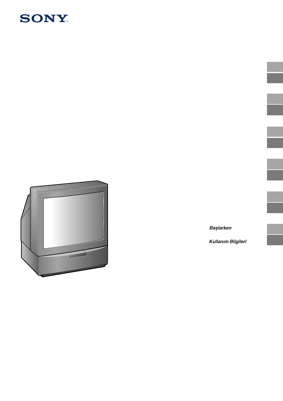 Sony KP-41S4 User Manual | 149 pages