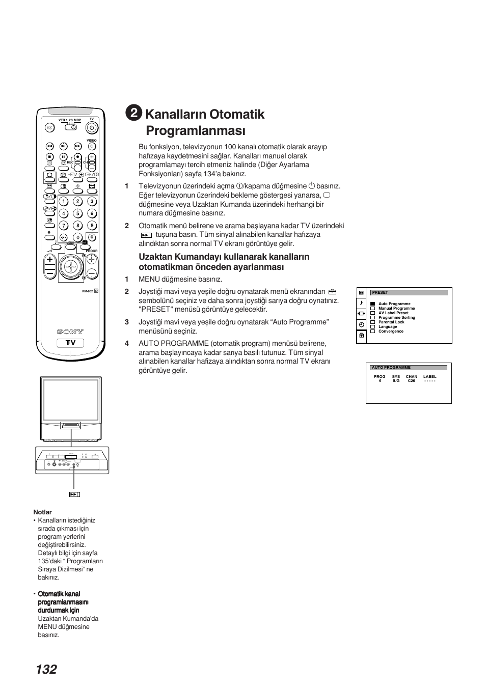 Kanallarwn otomatik programlanmasw, 3mono l/g/s/i r/d/d/d | Sony KP-41S4 User Manual | Page 131 / 149