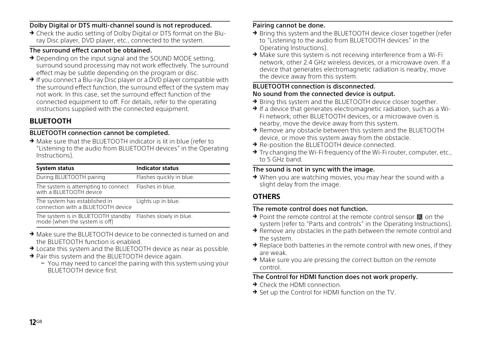 Sony HT-ST3 User Manual | Page 12 / 115