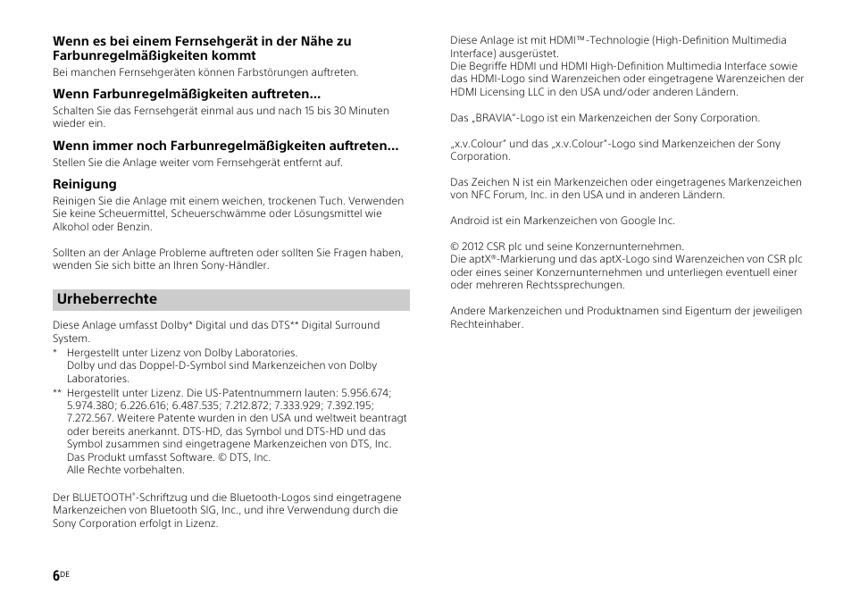 Sony HT-ST3 User Manual | Page 48 / 115