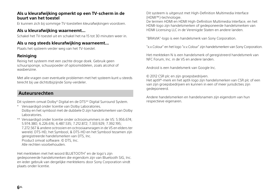 Sony HT-ST3 User Manual | Page 64 / 115