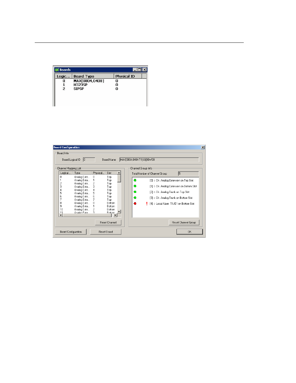 Configuring the max board | AltiGen comm ACM 5.1 User Manual | Page 158 / 454