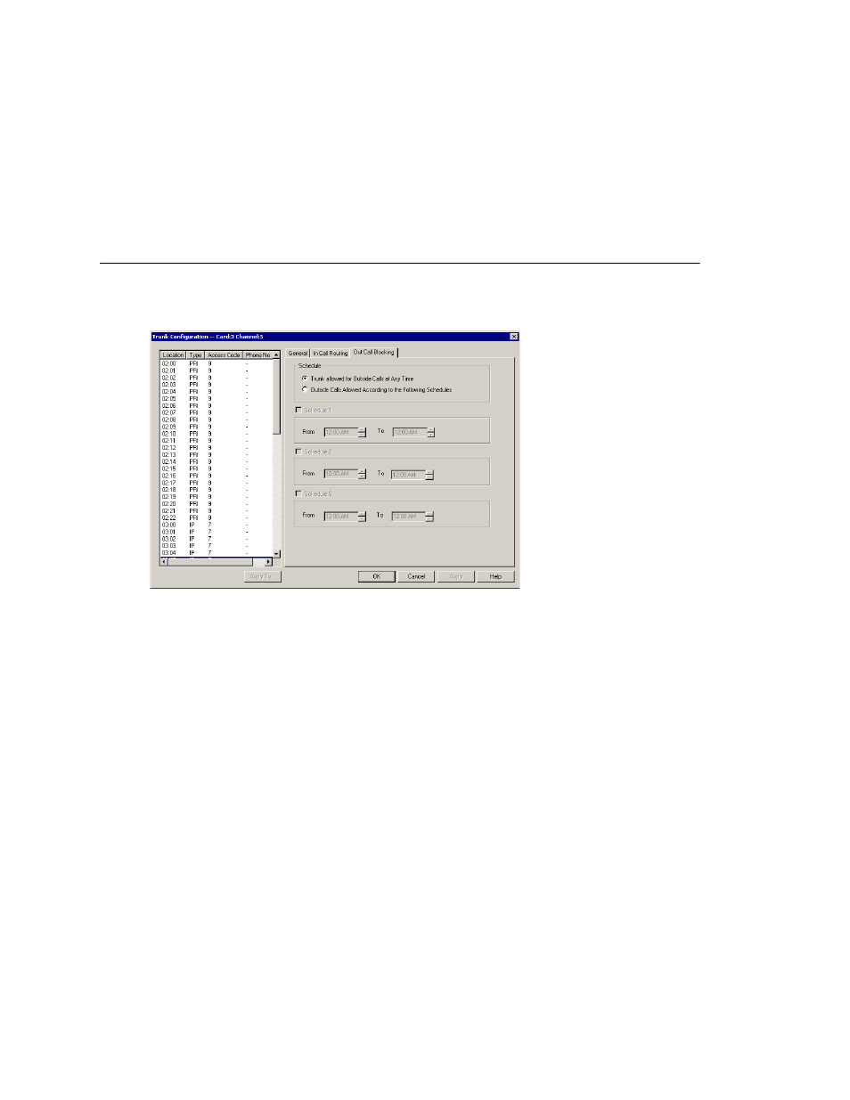 Outgoing call blocking | AltiGen comm ACM 5.1 User Manual | Page 187 / 454