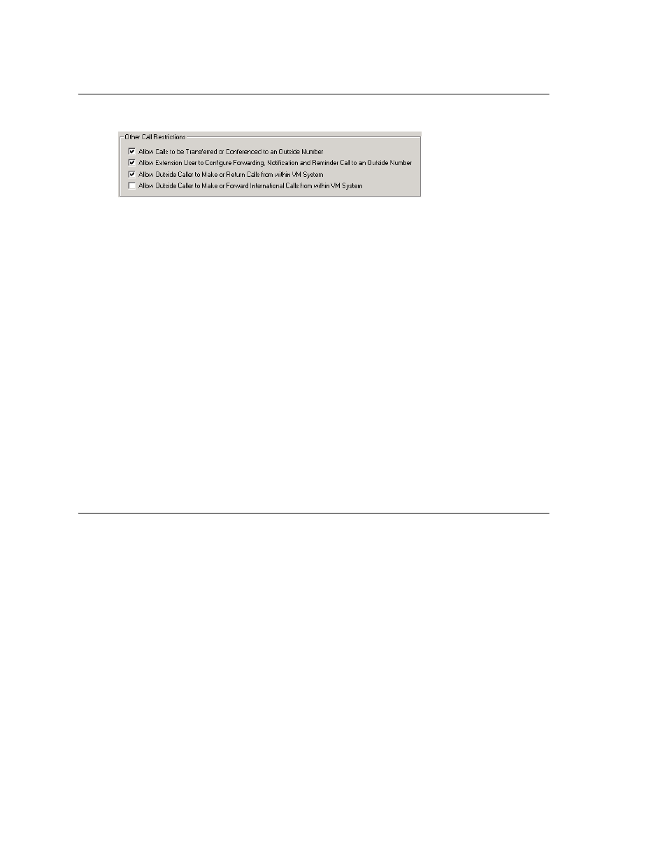 Setting other call restrictions, Setting answering options | AltiGen comm ACM 5.1 User Manual | Page 229 / 454